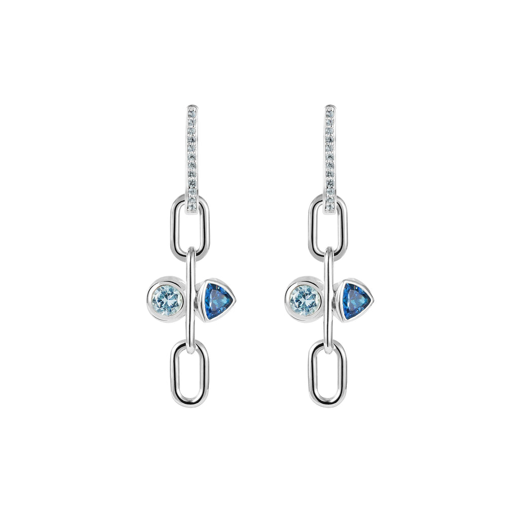 TOGGLE Kaleidoscopic Convertible Drop Earrings