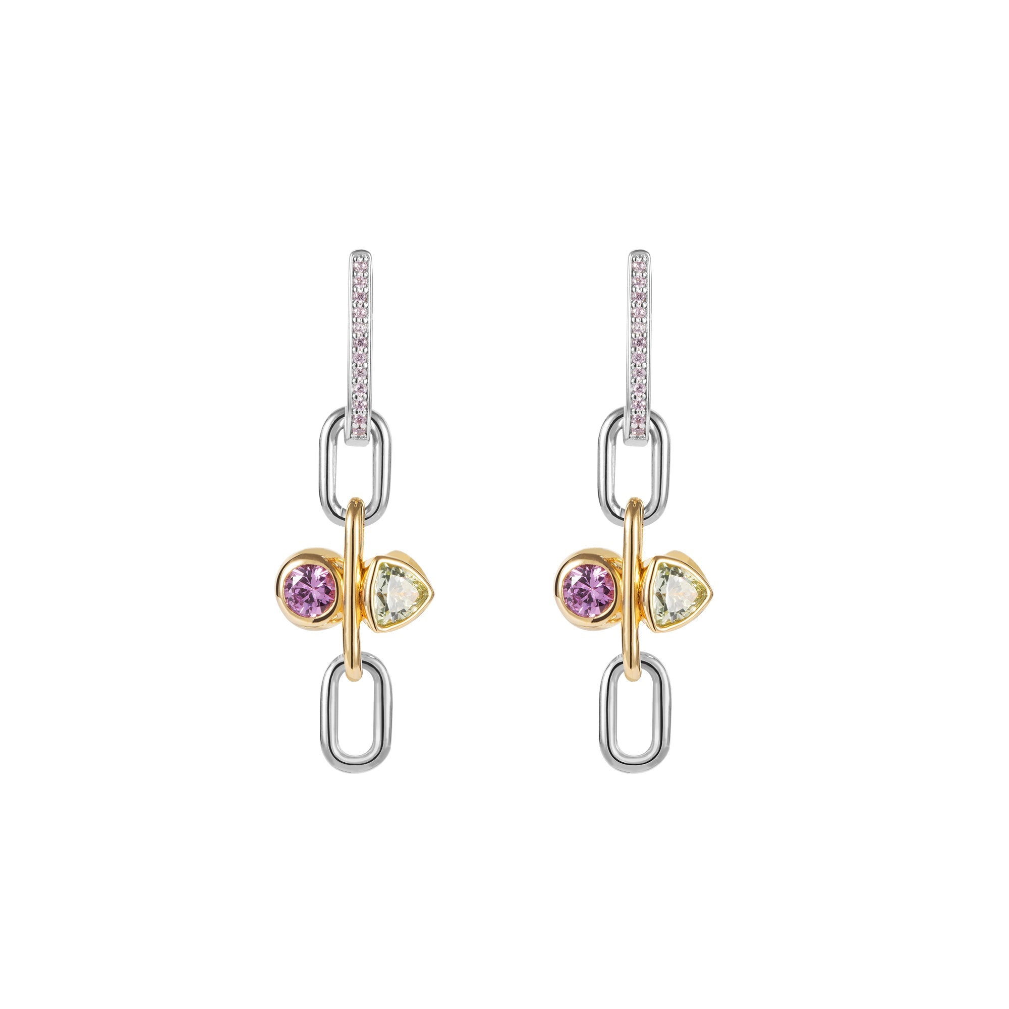 TOGGLE Kaleidoscopic Convertible Drop Earrings