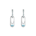 TOGGLE Convertible Hoop Earrings with Drop Charms