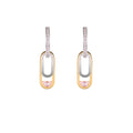 TOGGLE Convertible Hoop Earrings with Drop Charms