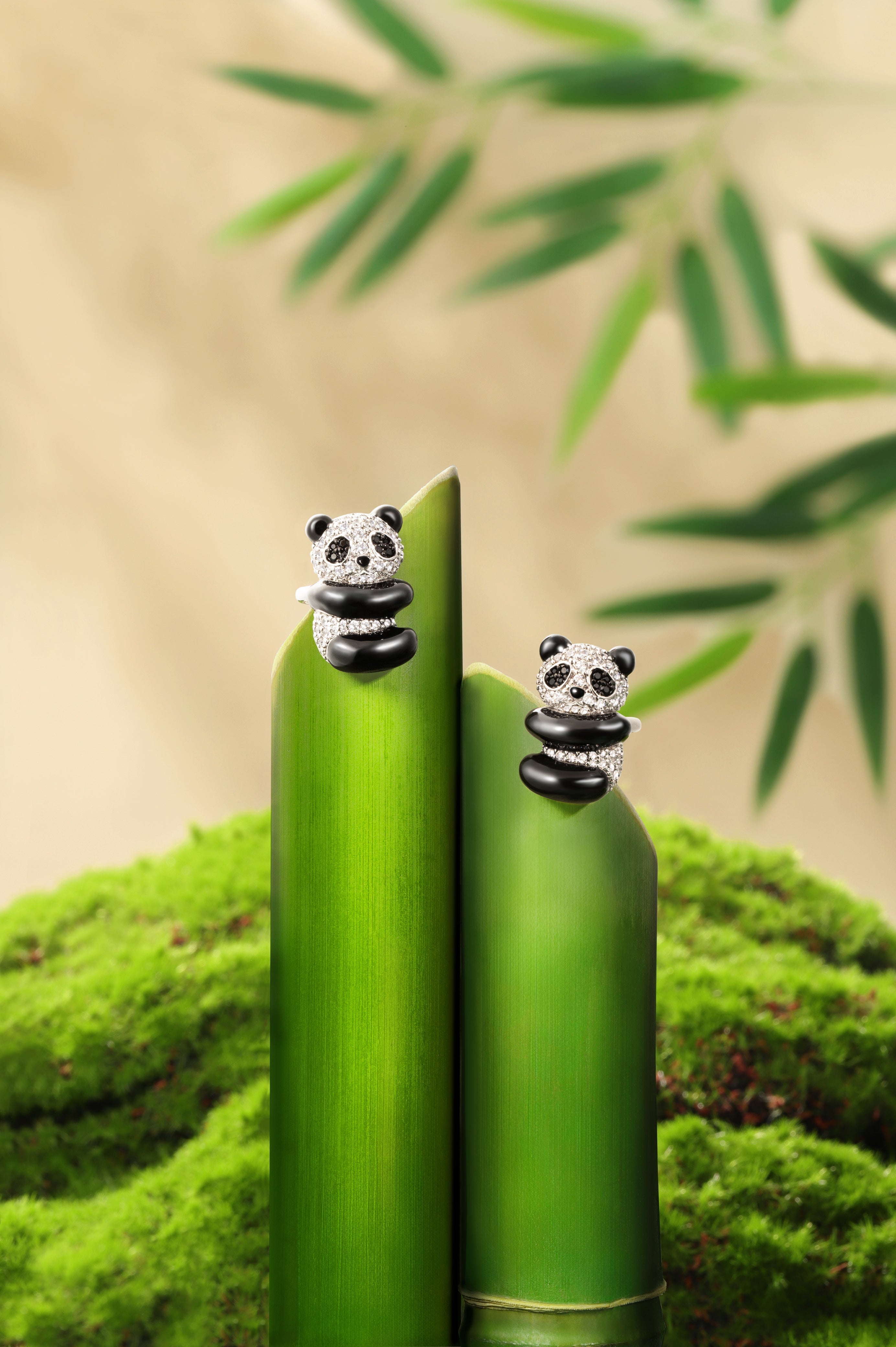 Puffy Panda Ear Cuff (Right)