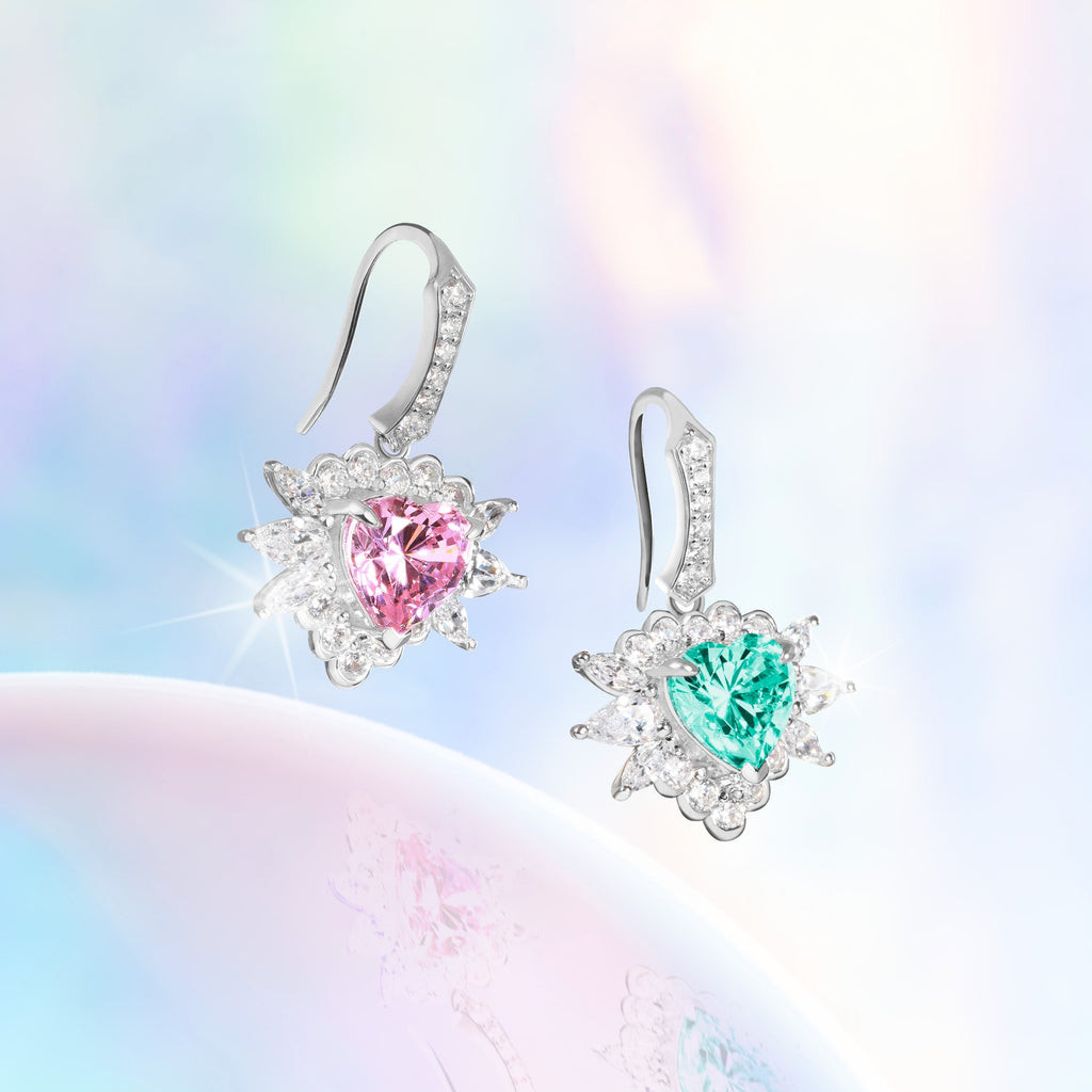 Fresco Bubbles Soapy Green Earrings