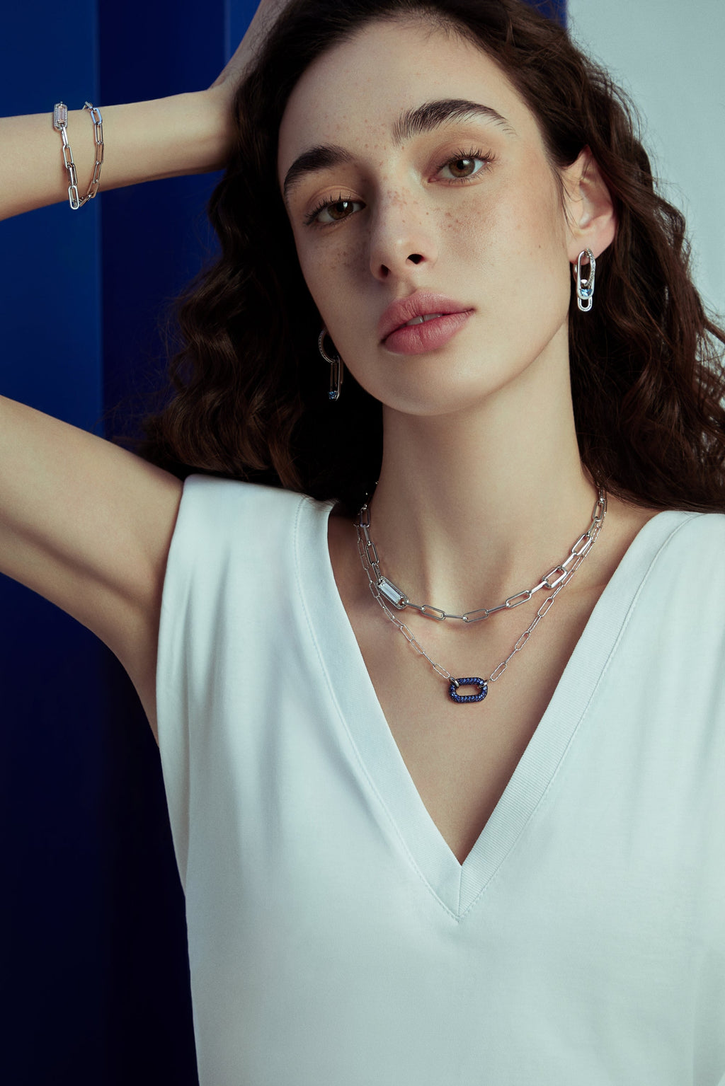 TOGGLE Convertible Hoop Earrings with Drop Charms