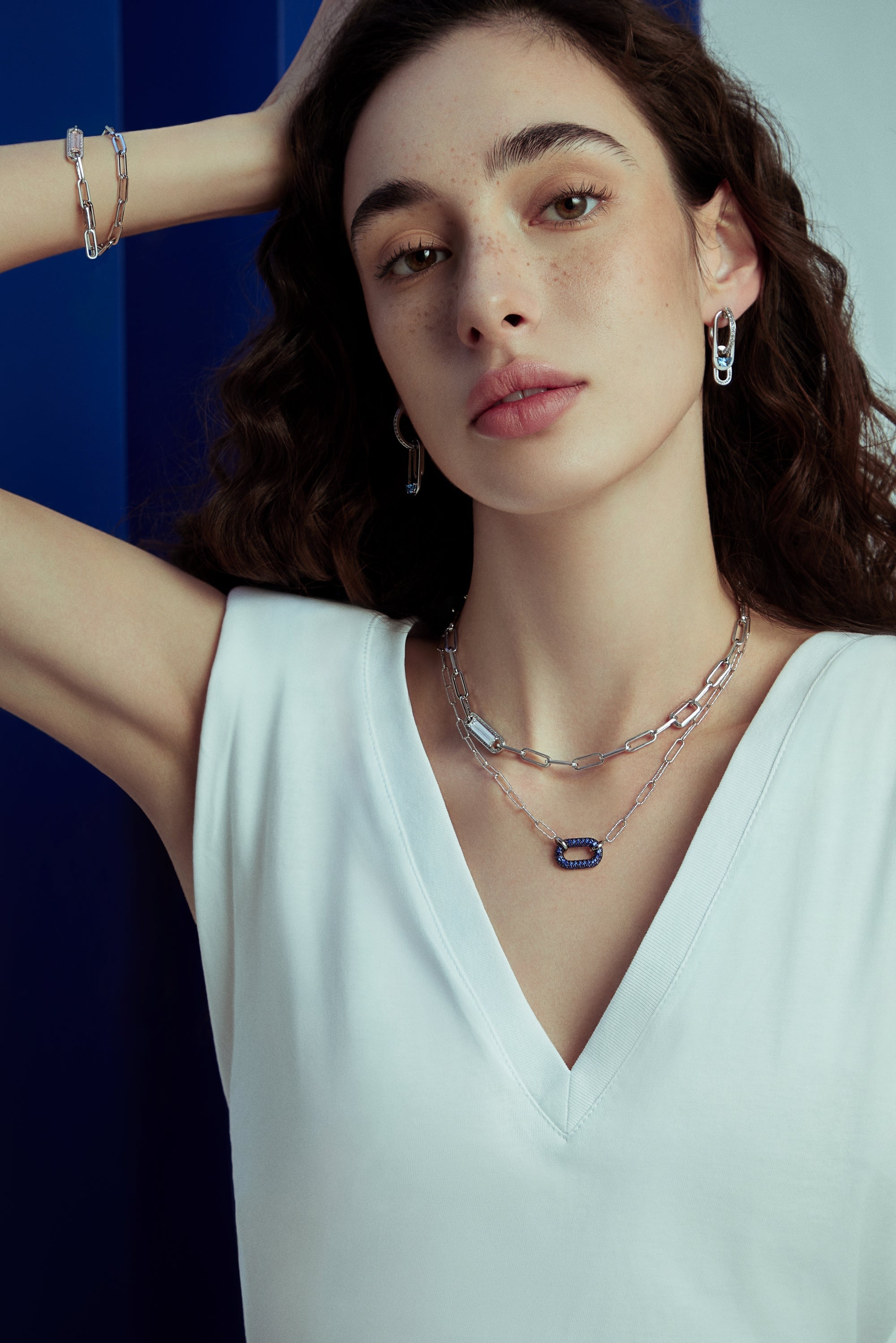 TOGGLE Convertible Hoop Earrings with Drop Charms